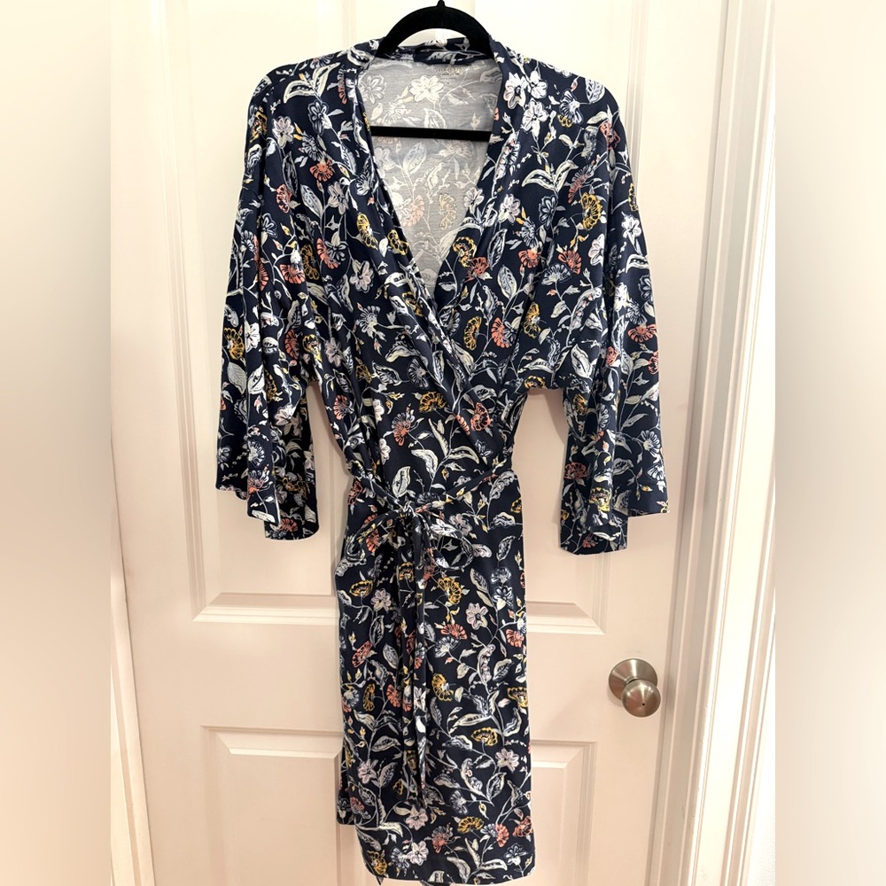 Garnet Hill Asian Wrap Organic-Cotton
Kimono Robe